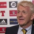 Gordon Strachan had a priceless response when asked if he was feeling the pressure