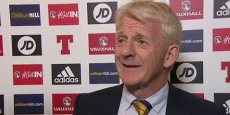 Gordon Strachan had a priceless response when asked if he was feeling the pressure