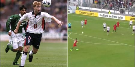 Paul Scholes would definitely approve of this golazo from Portugal’s U21s