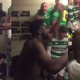 Kolo Toure crowns Celtic league success with a shirtless victory dance