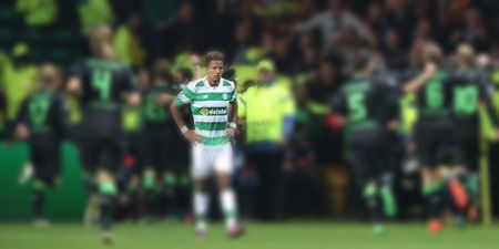 He scored a hat-trick but Scott Sinclair seemingly failed to get on Celtic’s team bus