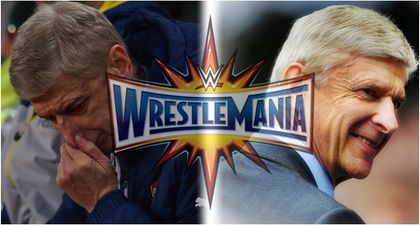 Both sides of the Arsene Wenger debate made their feelings known at Wrestlemania 33