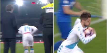Napoli forward scores eight seconds after coming onto the pitch against Juventus