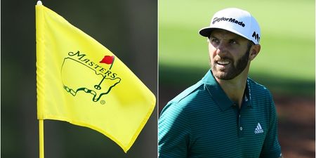 If you took a punt on Dustin Johnson to win the Masters, you may need to sit down