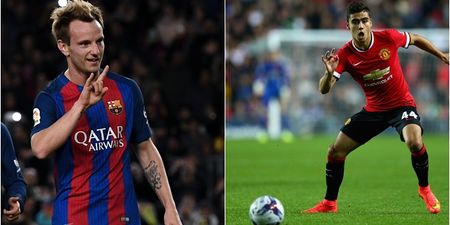Manchester United loanee gets apology from Barcelona’s Ivan Rakitic