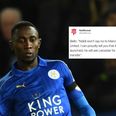 Wilfred Ndidi points out the major flaw in those ‘agent’ quotes linking him to Man United