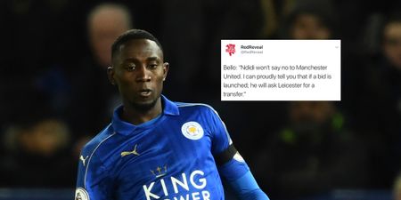 Wilfred Ndidi points out the major flaw in those ‘agent’ quotes linking him to Man United