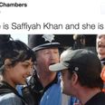 The woman pictured facing down an EDL marcher has spoken about the powerful photo
