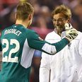 Garth Crooks has criticised Jurgen Klopp for hugging Simon Mignolet after victory at Stoke
