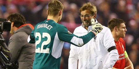 Garth Crooks has criticised Jurgen Klopp for hugging Simon Mignolet after victory at Stoke