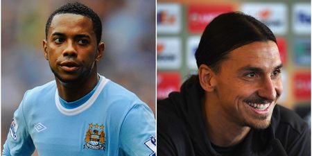 Robinho reveals how Zlatan Ibrahimovic ended his unhappy spell at Manchester City