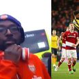 Viewers go wild for ArsenalFan TV star’s special slow motion appearance on Monday Night Football