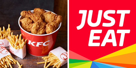 Rejoice! For KFC is now available for delivery from Just Eat