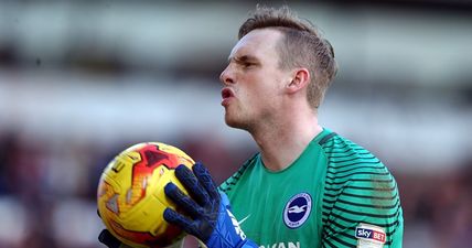 Brighton goalkeeper scores two own goals in 20 minutes and neither were his fault