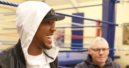 An incredible gesture from Anthony Joshua to the man who showed him the ropes in the ring
