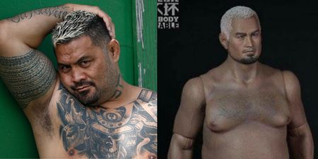 UFC star Mark Hunt was not impressed with his anatomically correct action figure