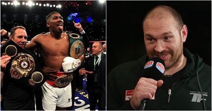 Tyson Fury didn’t wait long to offer his two cents on Anthony Joshua’s victory