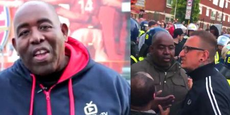 WATCH: Spurs fans hurl abuse at Robbie from ArsenalFanTV after North London derby victory