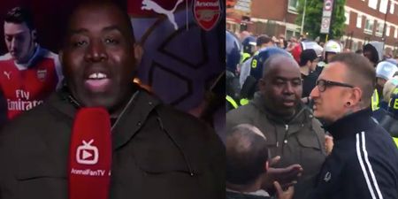 ArsenalFanTV’s Robbie says he was racially abused by Tottenham fans as he criticises security