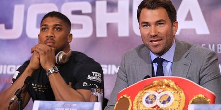 Eddie Hearn has terrible news for fans hoping to see Anthony Joshua vs. Tyson Fury next