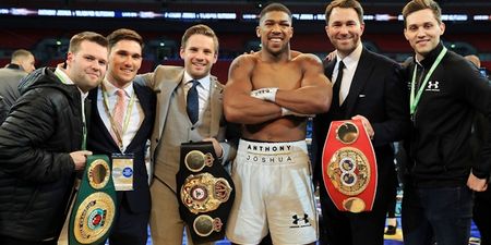 Here’s why Anthony Joshua could soon lose one of his world titles