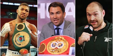 Eddie Hearn explains what needs to happen for Tyson Fury to fight Anthony Joshua