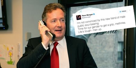 Why we need to leave the phrase ‘Man Up’ in the bin along with Piers Morgan