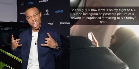 Lil Bow Wow pretended he was on a private jet, and got massively called out
