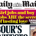 There’s a spectacular piece of hypocrisy on today’s Daily Mail front page