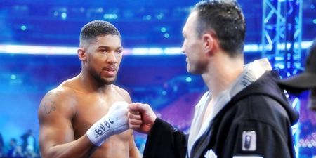 It sure sounds like Wladimir Klitschko is going to be next up for Anthony Joshua