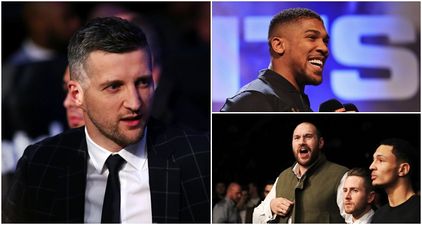 Carl Froch seems to agree with a claim Tyson Fury made about Anthony Joshua