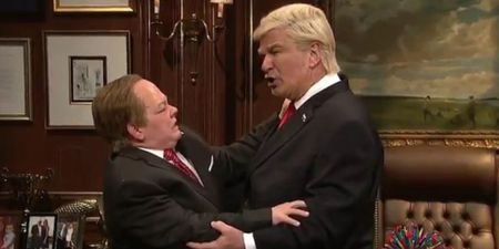 Melissa McCarthy’s Sean Spicer finally made out with Alec Baldwin’s Trump on SNL