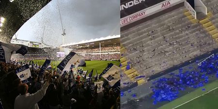 The demolition team have wasted no time at all at White Hart Lane…