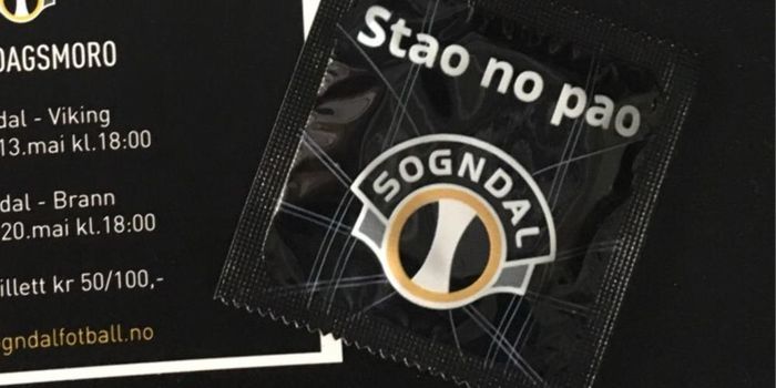 sogndal football condom