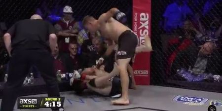 Referee lets fight go on far too long as fighter gets pummeled into oblivion