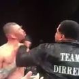 WATCH: Disgraceful scenes as title fight victor’s uncle cheapshots loser following controversial disqualification