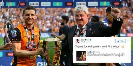 Did Hull City’s Alex Bruce really just find out he’d been released via Twitter?