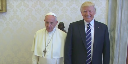 Pope Francis expertly trolled Donald Trump with the perfect gift