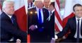 Emmanuel Macron experiences the phenomenon of Donald Trump’s handshake on two occasions