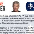 A sneak peek at Arsene Wenger’s definitely-not-fake FA Cup Final programme notes