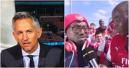 Arsenal Fan TV were live on BBC, and the reaction was inevitable