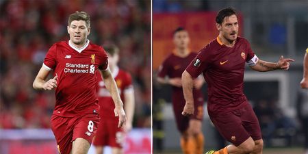 Steven Gerrard pays tribute to Francesco Totti ahead of his final game