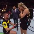 After delivering brutal beatdown, Alexander Gustafsson proposes to girlfriend in Octagon