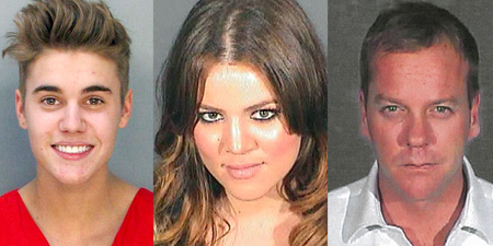 A quick recap of the best celebrity mug shots the world has been gifted with