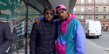 Antonio Conte makes grime debut but he doesn’t appear to know an awful lot about it