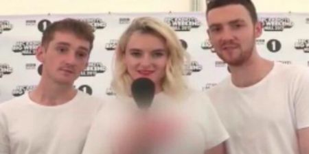 Here’s why the Clean Bandit singer’s t-shirt was blurred on TV at the One Love Manchester concert