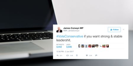 No, a Tory MP didn’t actually call for ‘Strong and Stable Leadershit’