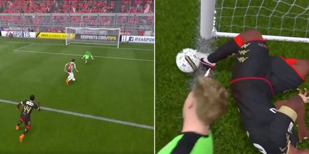 WATCH: This unbelievable non-goal in FIFA 17 is what smashed controllers are made of