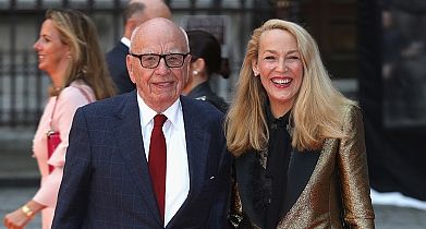 Rupert Murdoch has apparently stormed out of a party in a huff over the General Election results