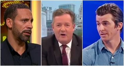 Rio Ferdinand wants Piers Morgan to be Prime Minister, Joey Barton isn’t having it